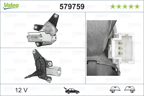 Motor stieračov VALEO